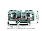 Durchgangsklemme WAGO 10mm² grau