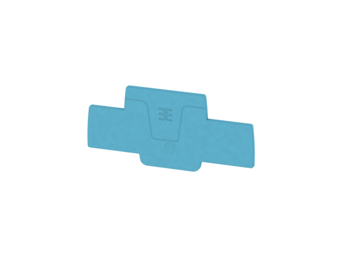 Abschlussplatte Weidmüller A-Reihe AEP 2C 1.5 82×2mm, blau