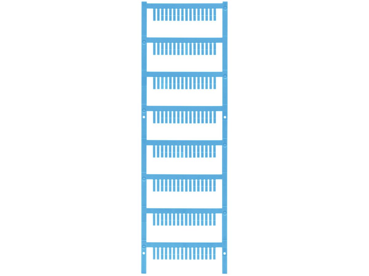Gerätemarkierer Weidmüller MultiCard ESG steckbar 10×2.5mm PA66 blau