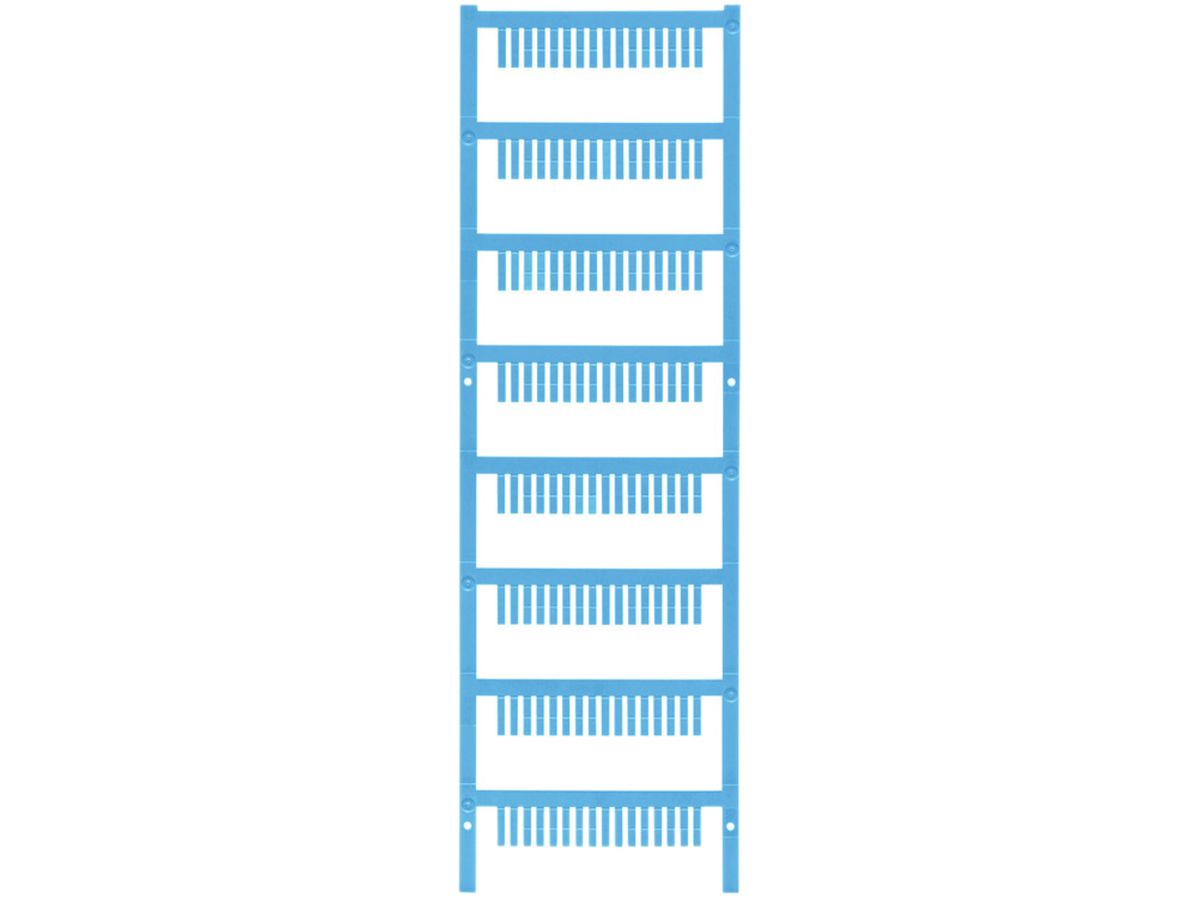 Gerätemarkierer Weidmüller MultiCard ESG steckbar 10×2.5mm PA66 blau