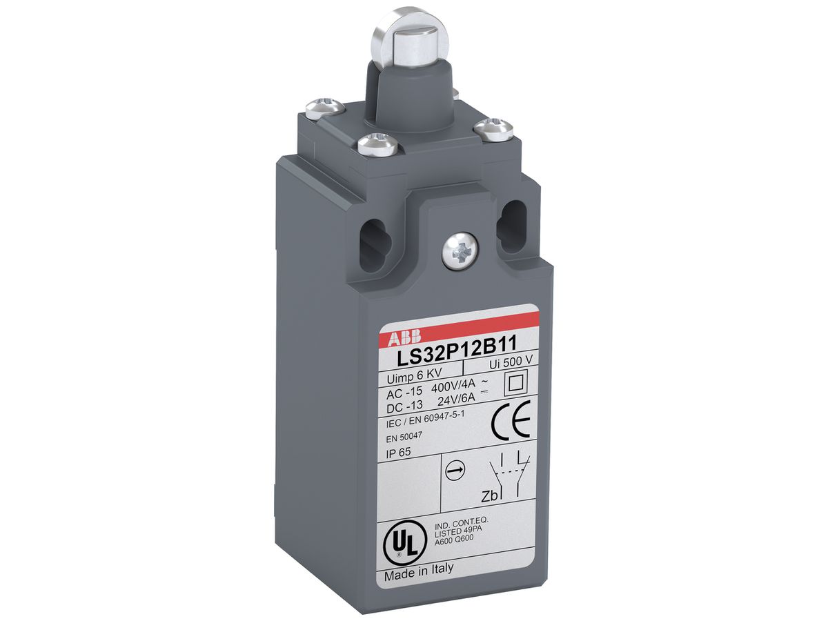 Positionsschalter ABB LS3 Rollendruckbolzen Stahl UL-V0 M16
