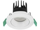 EB-LED-Spot Sylvania Tucana 8.5W 900lm 2700…4000K IP44 MB DALI Ø68mm weiss