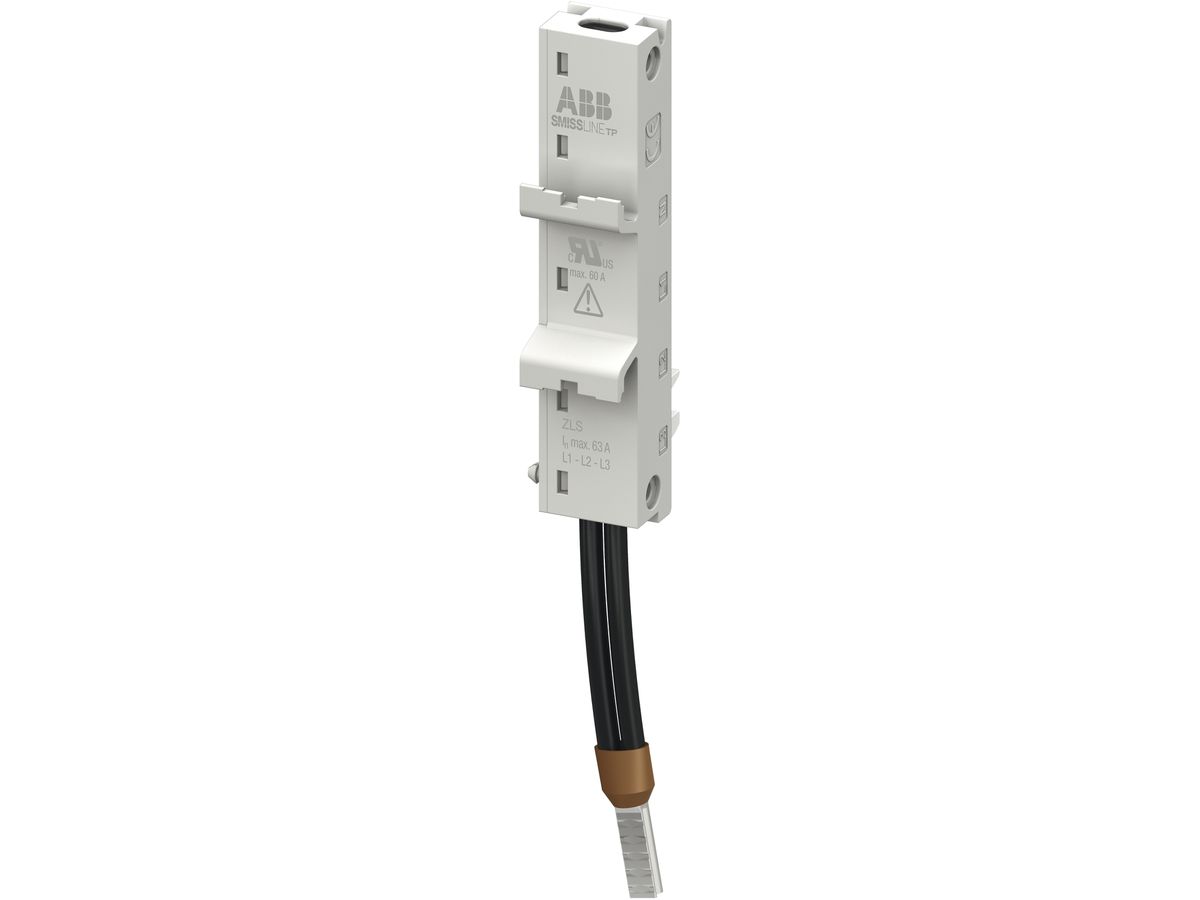 Adapter SMISSLINE TP DIN 63A 1P L1/L2/L3 Litze 300mm unten