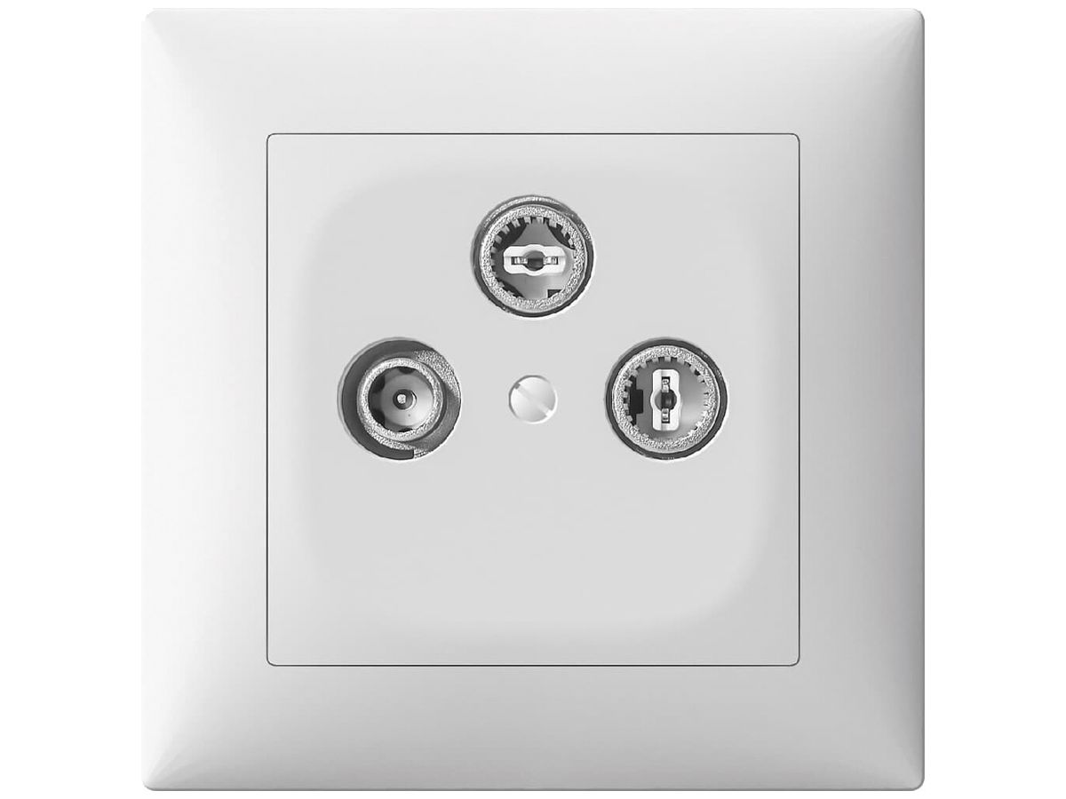 UP-Antennendose SIDUS B TV-R-SAT weiss