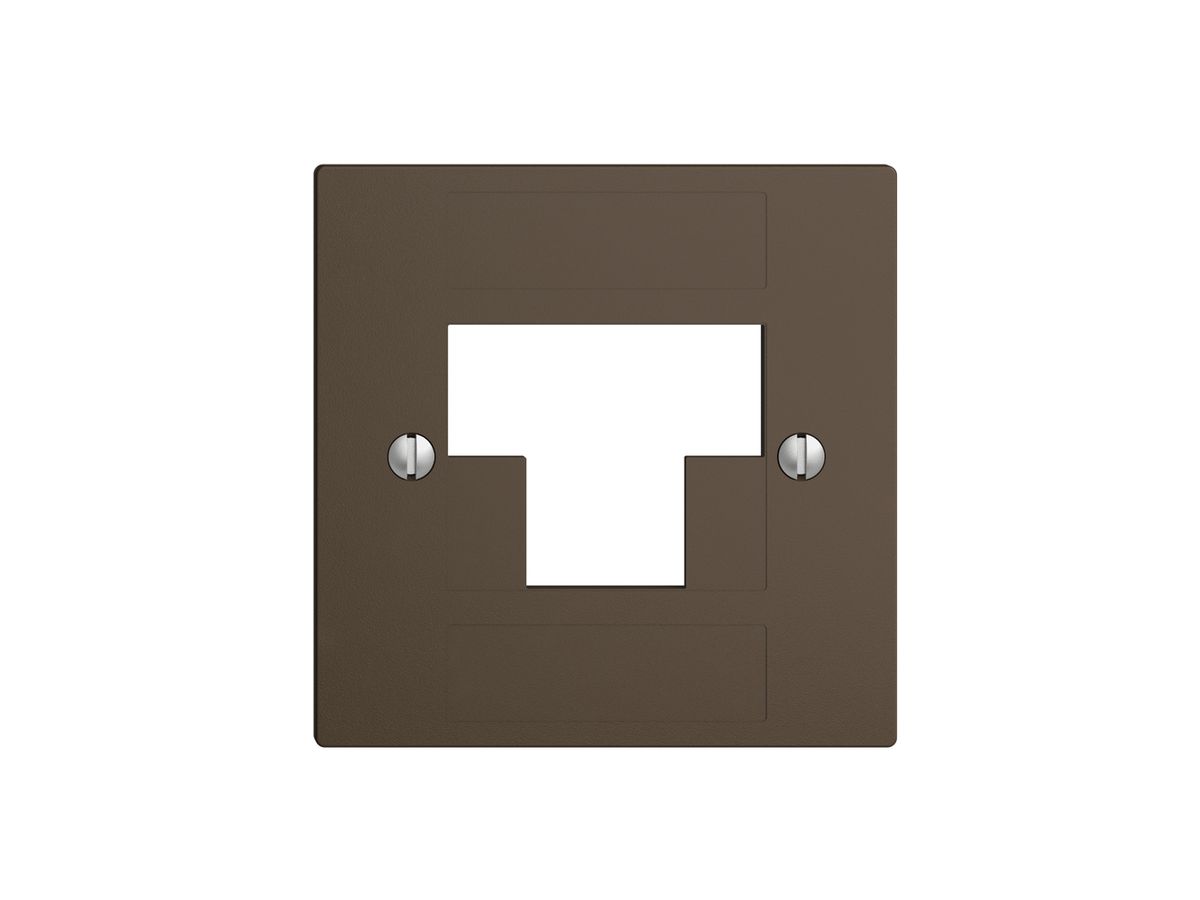 Frontplatte 2×RJ45 ITplus EDIZIOdue coffee