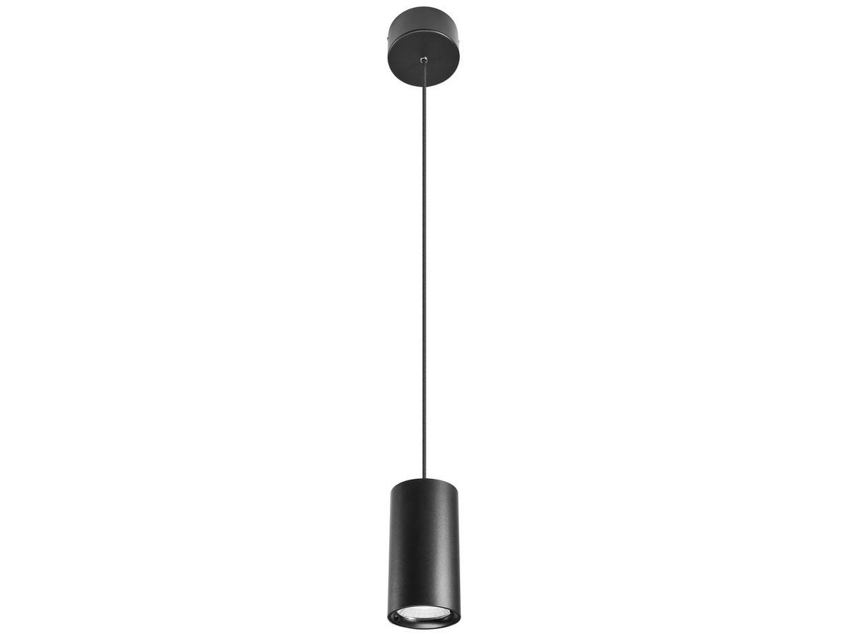 LED-Pendelleuchte Sylvania Pixo Pendant 29W 3200lm 927…940 DALI Ø81mm schwarz