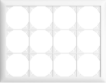 UP-Kopfzeile EDIZIOdue 3×4 weiss