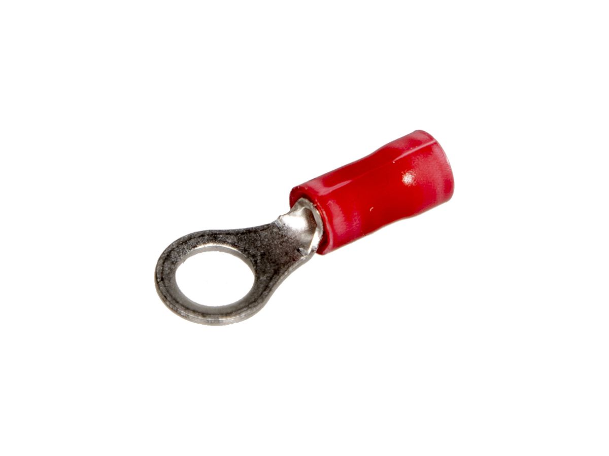 Quetschkabelschuh Tyco TE AMP PLASTI-GRIP Ringform M5 1.5mm² isoliert PVC rot