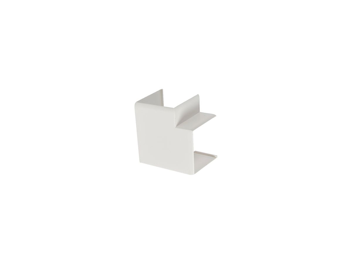 Flachwinkel HF 90° 25×25mm Kunststoff weiss IP3X