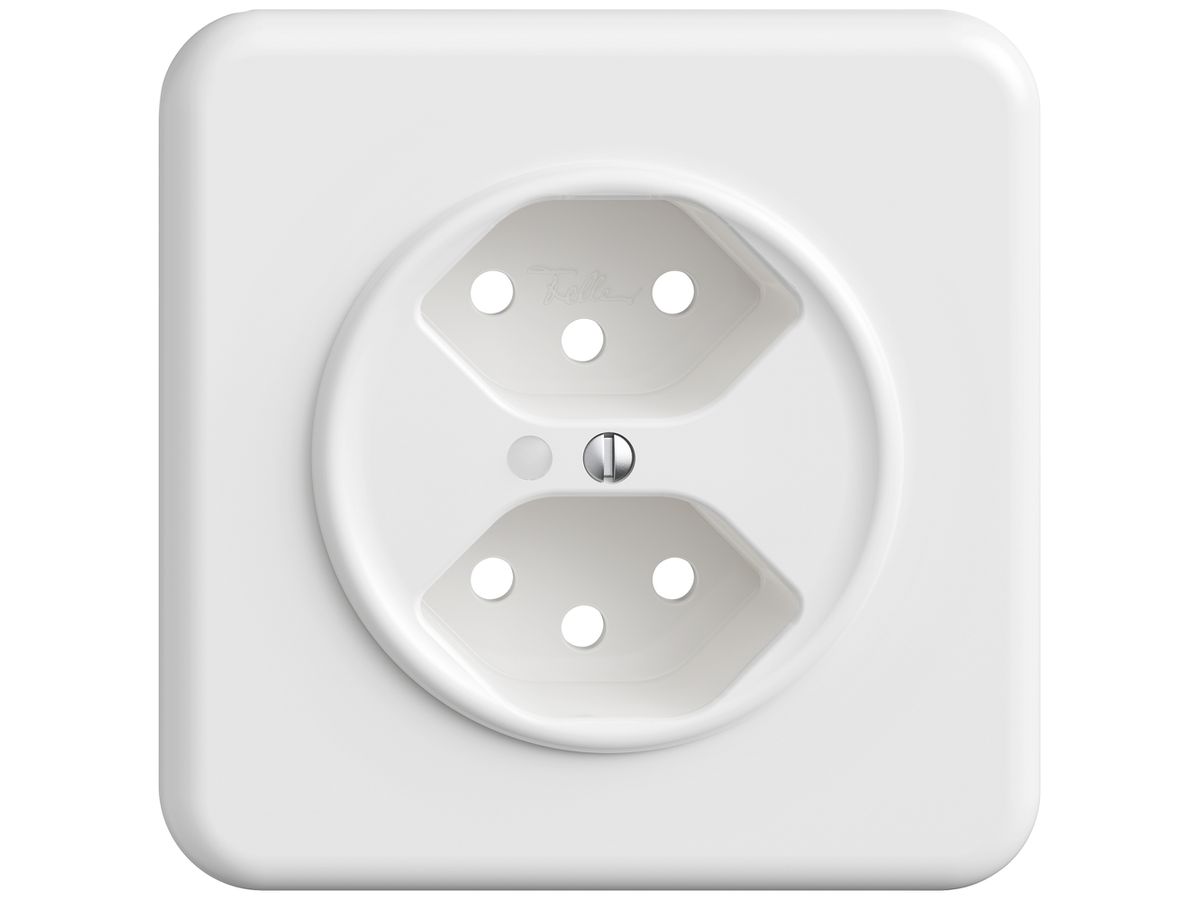 UP-Montageset STANDARDdue SNAPFIX® für 2×T13 mit Frontlinse ws