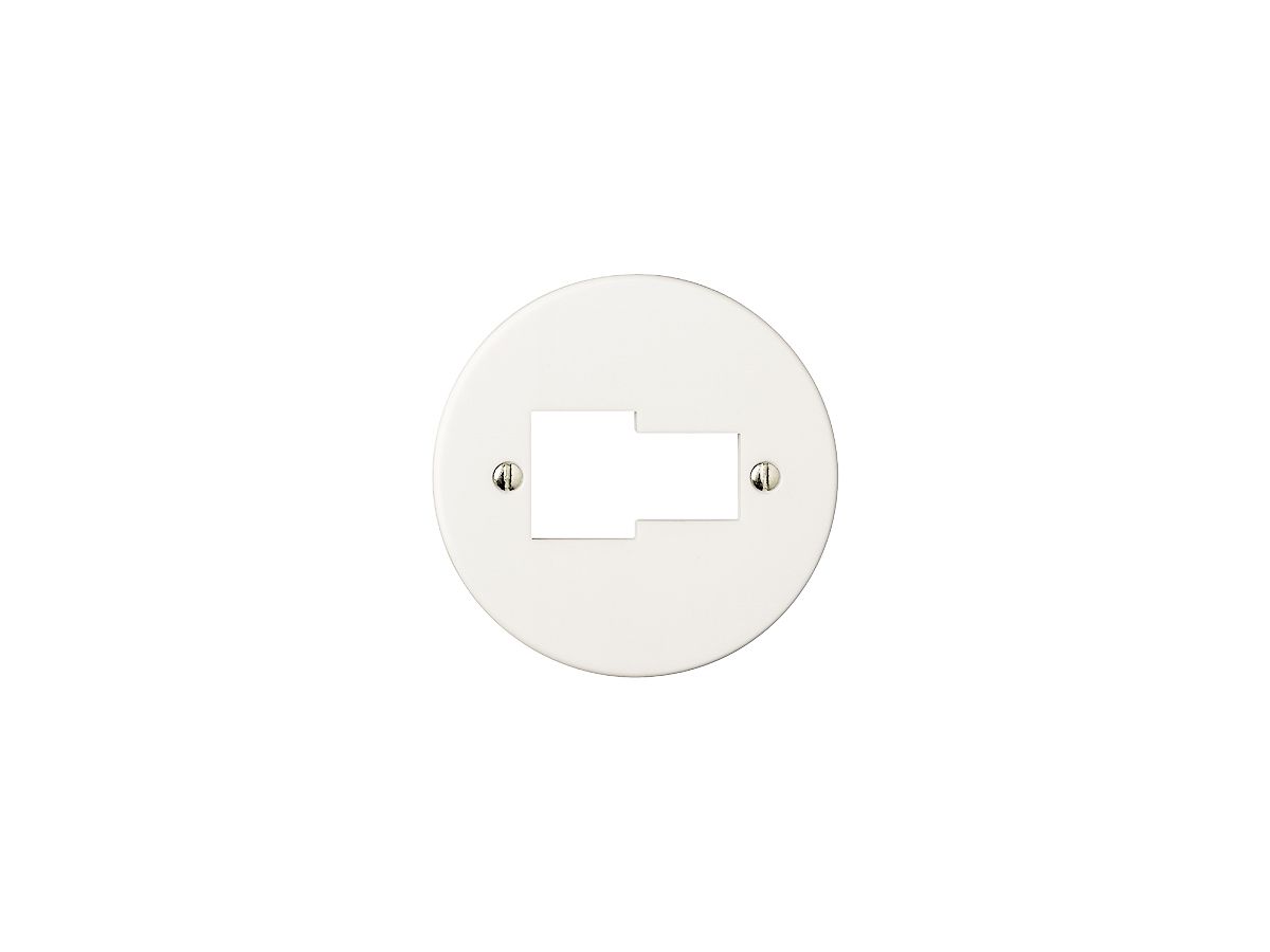 Frontscheibe FH T+T/1×RJ45 ITplus weiss 58mm