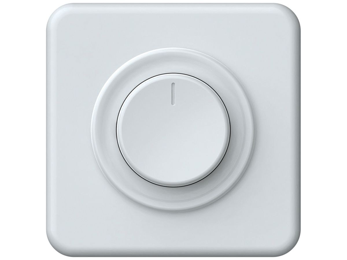 UP-Drehdimmer Uni-LED origin 230V 20…400VA/W 92×92mm weiss