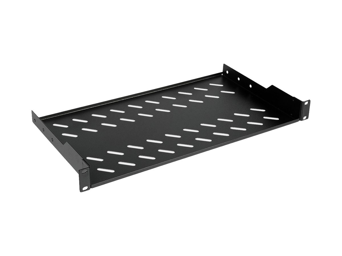 Geräteboden ROLINE 485×45×250mm 15kg schwarz Fachboden