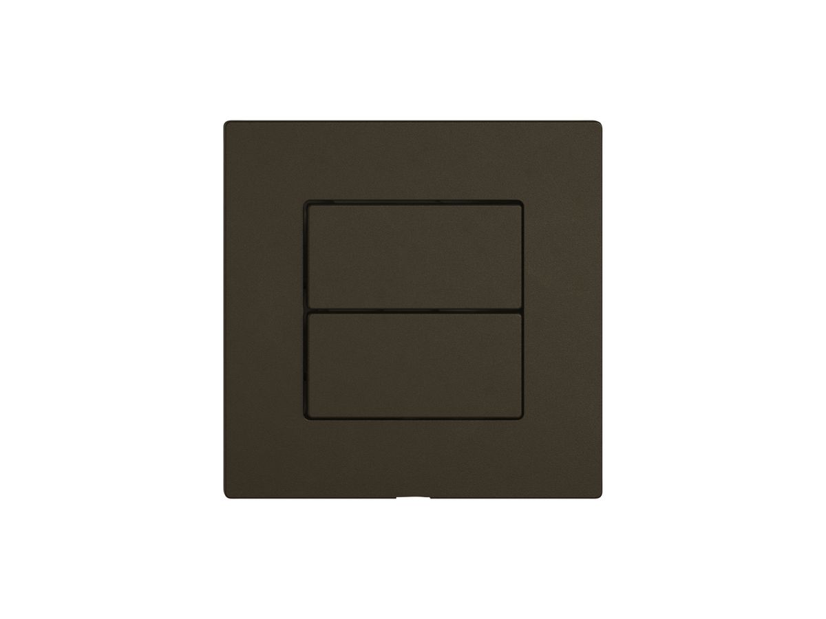 Taster KNX RGB EDIZIO.liv KNX Basic SNAPFIX® 2T 2B LED umbra