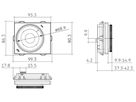 EB-Bewegungsmelder und Lichtsensor DALI-MSensor G3 SFI 30 PIR 16DPI weiss