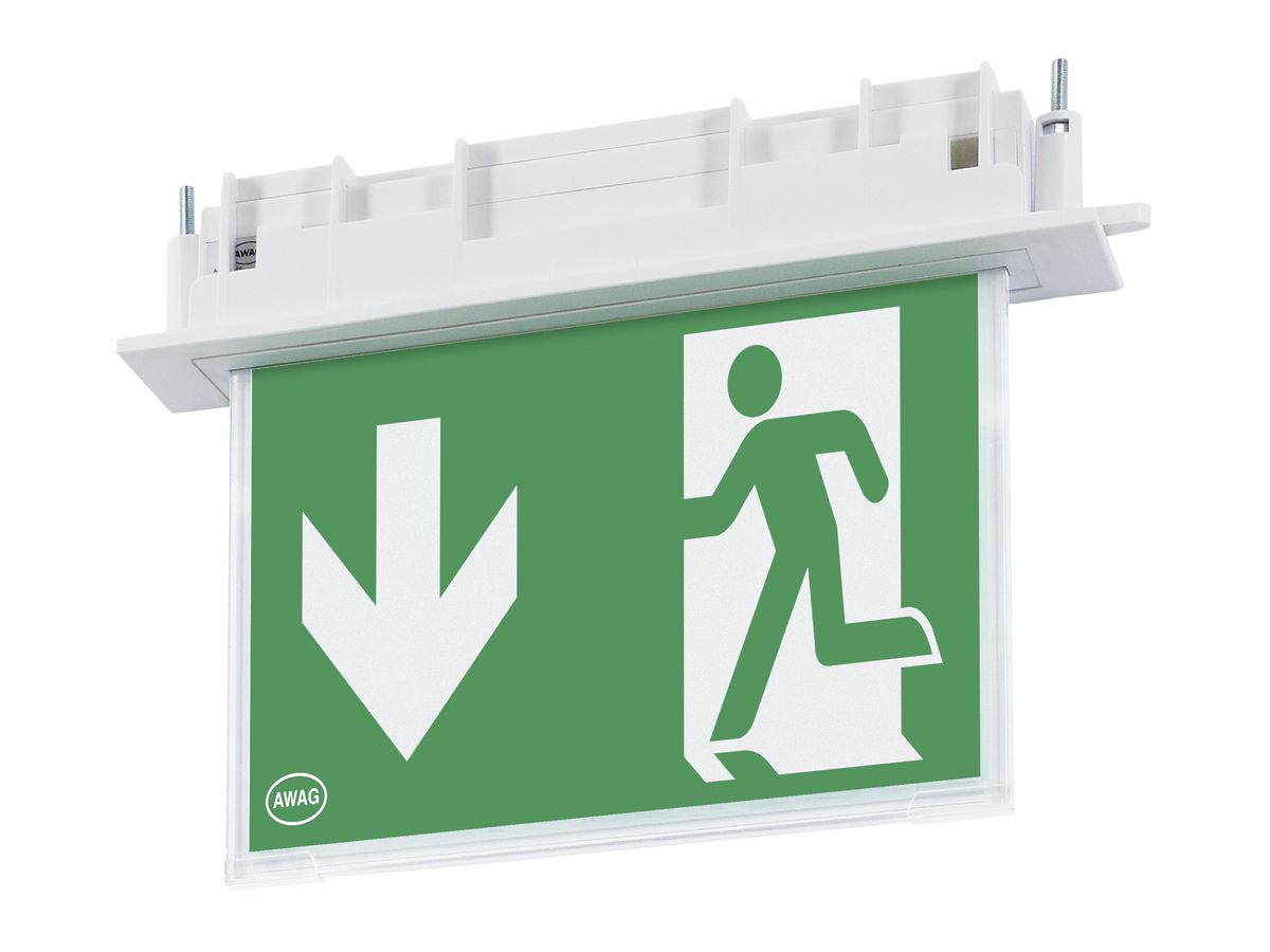 EB-LED-Rettungszeichenleuchte AWKS-E-013-AT 4.6W 295×220×70mm 3h