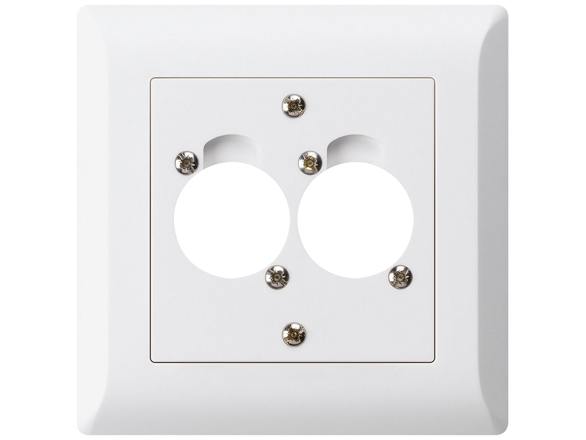 UP-Montageset für 2 XLR kallysto.line weiss