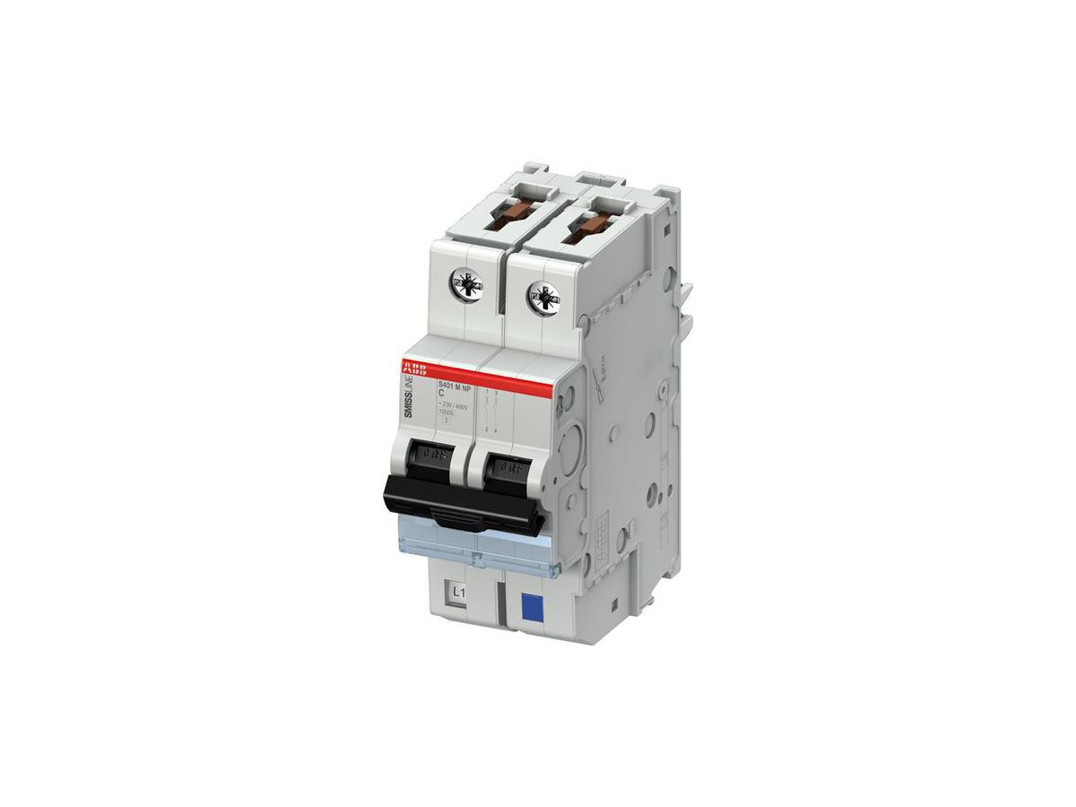 Leitungsschutzschalter SMISSLINE TP S 2×2A C 10kA NP