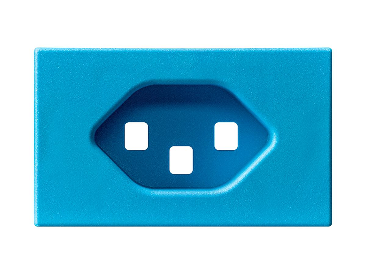 Frontteil Hager 1×Typ 23 FLF blau