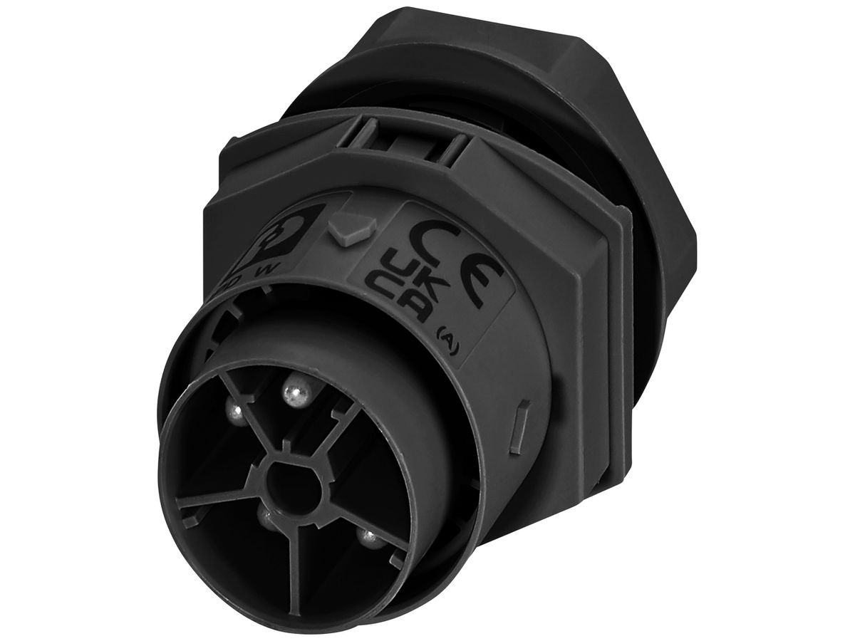 Wanddurchführung PX IPD W Stecker 5P 17.5A 600V M25 sz IP66