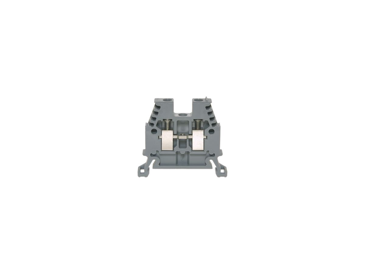 Durchgangs-Reihenklemme Woertz 0.5…2.5mm² 24A 1000V Schraubansch.2×1 TH35 braun