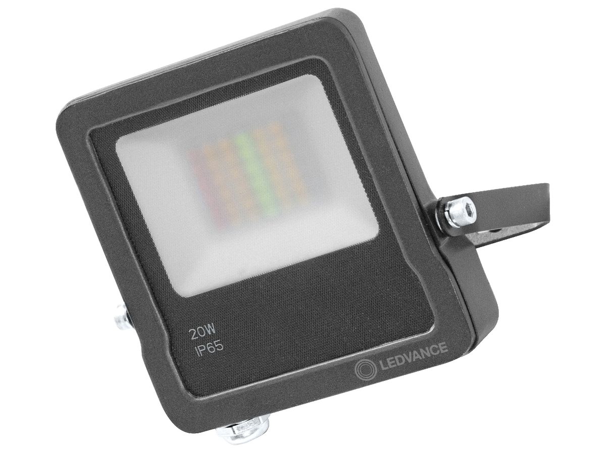 LED-Strahler LEDVANCE SMART+MATTER 20W 1600lm 3000K IP65 VWB sym.153×129 grau
