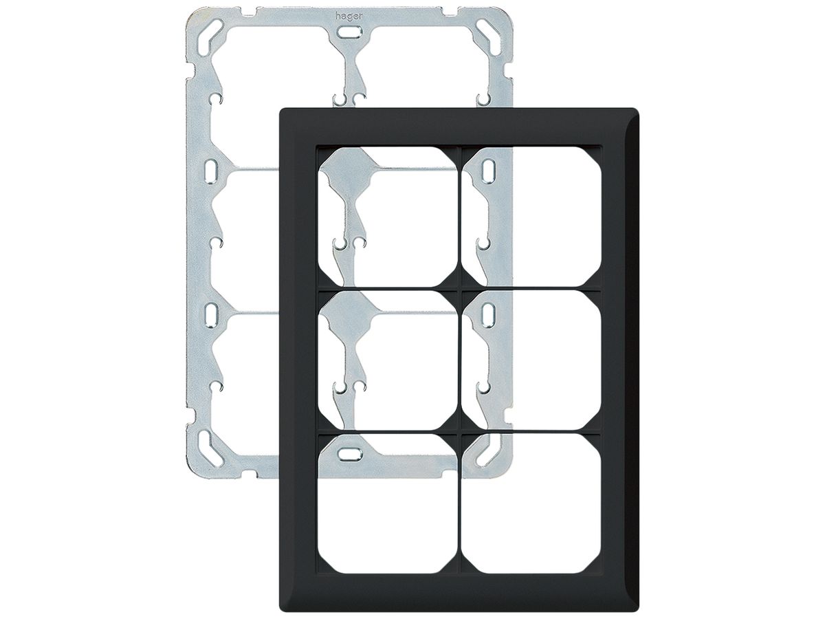 UP-Kopfzeile kallysto.line 3×2 schwarz vertikal