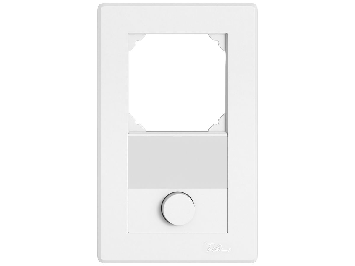 UP-Kombination EDIZIO.liv SNAPFIX® 2×1 156×96mm leer+Schliesser 1L weiss