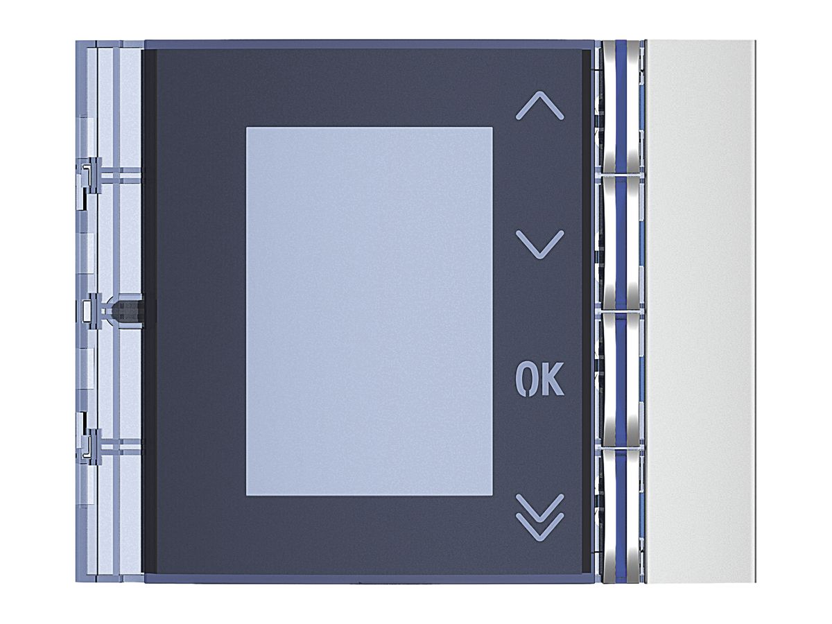 Frontblende für Displaymodul aluminium
