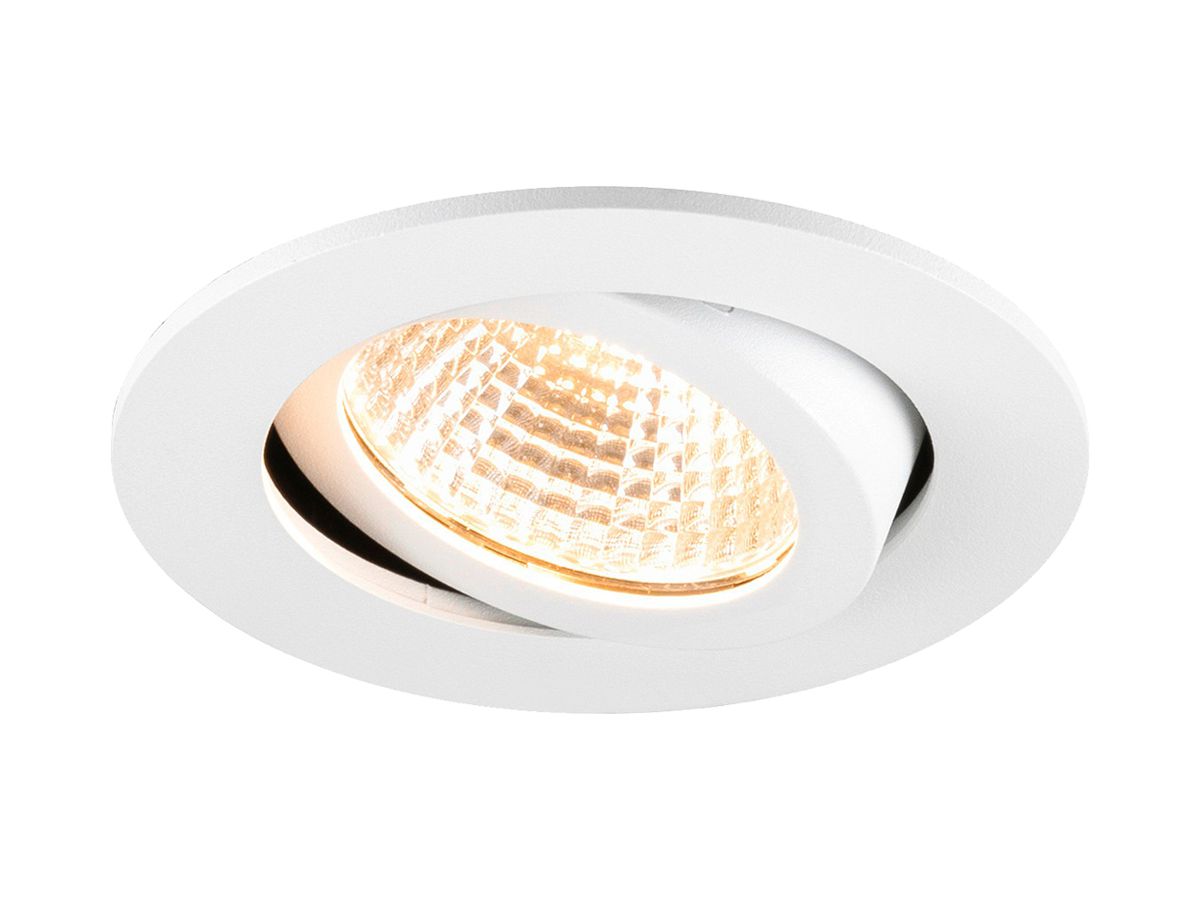 EB-LED-Spot SLV NEW TRIA 68 8W 927 IP23 38° DIM Ø82mm weiss