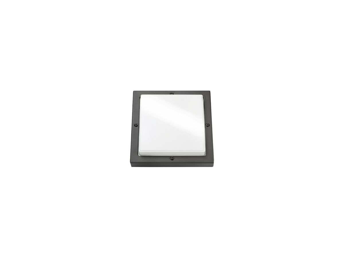 Wandleuchte SG Basso HF E27 2×46W IP65 308×308mm anthrazit