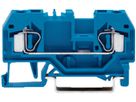 Durchgangsklemme WAGO 4mm² blau