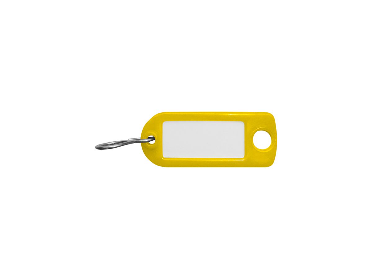 Kennzeichnungsanhänger Rieffel 8034 FS 22×55mm Kunststoff gelb