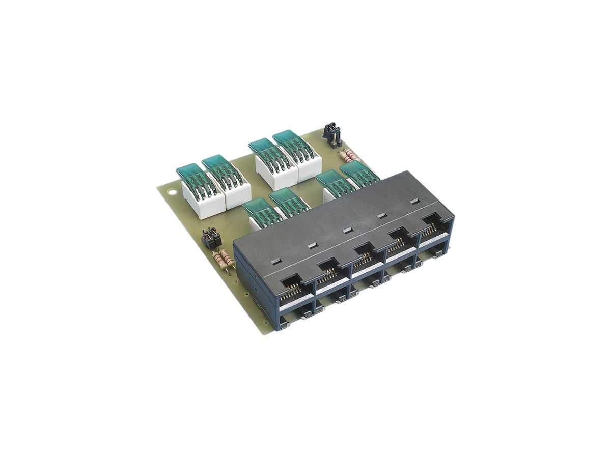 Anschlussmodul 10×RJ45ungesch. ISDN/Bus 4-Paar, R&M freenet