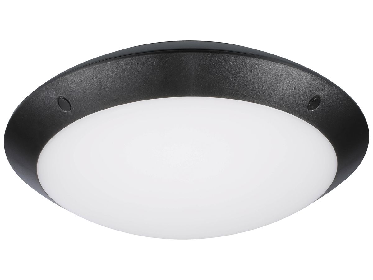LED-Deckenleuchte Sylvania START HF SEN 14W 1500lm 840 IP66 DIM Ø350 schwarz