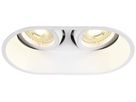 EB-Deckenleuchte SLV HORN Double QPAR51 DL GU10 max. 2×25W weiss