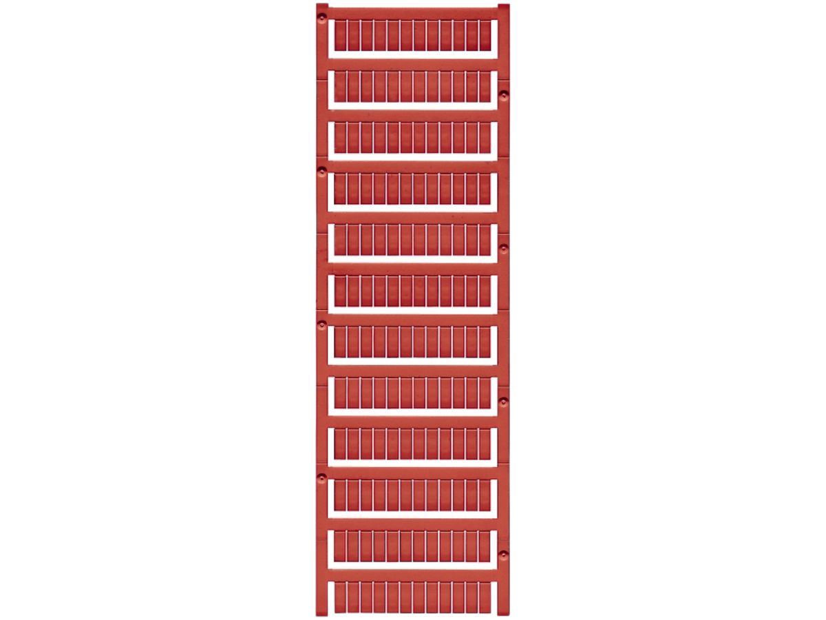 Klemmenmarkierer Weidmüller MultiCard WS 12×6mm PA66 rot