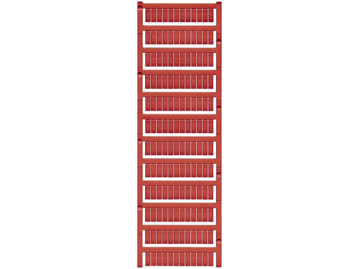 Klemmenmarkierer Weidmüller MultiCard WS 12×6mm PA66 rot