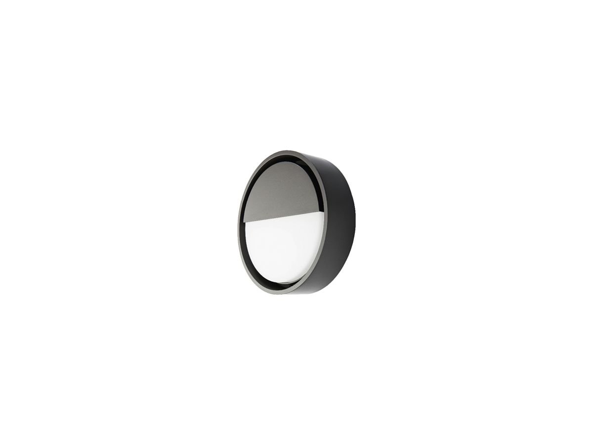 LED-Wandleuchte SG Frame Round 7W 390lm 4000K IP66 DIM Ø270mm anthrazit