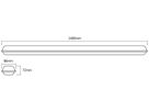 LED-Feuchtraumleuchte LDV SUBMARINE LED 48W 4000lm 4000K 1500 grau