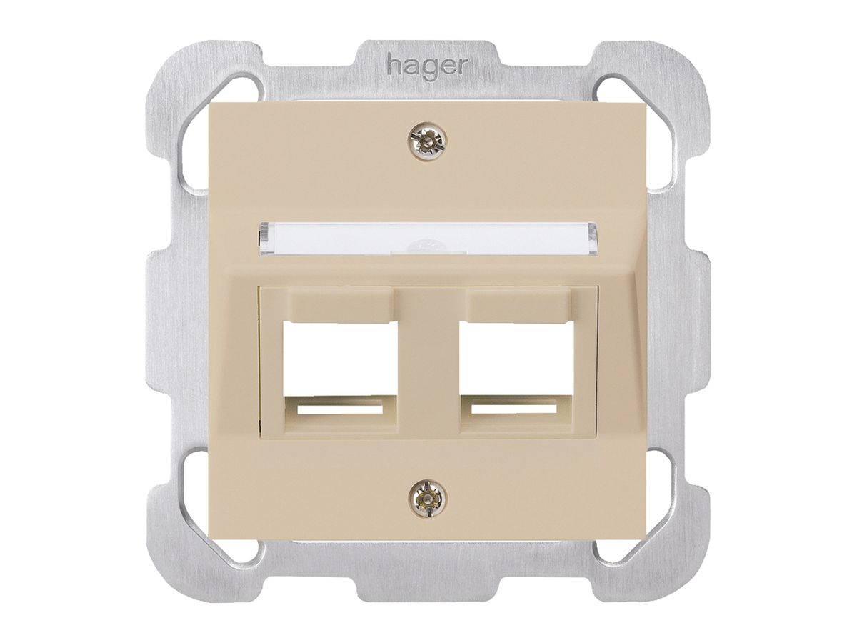 UP-Montageset kallysto 2×Keystone beige mit Befestigungsplatte