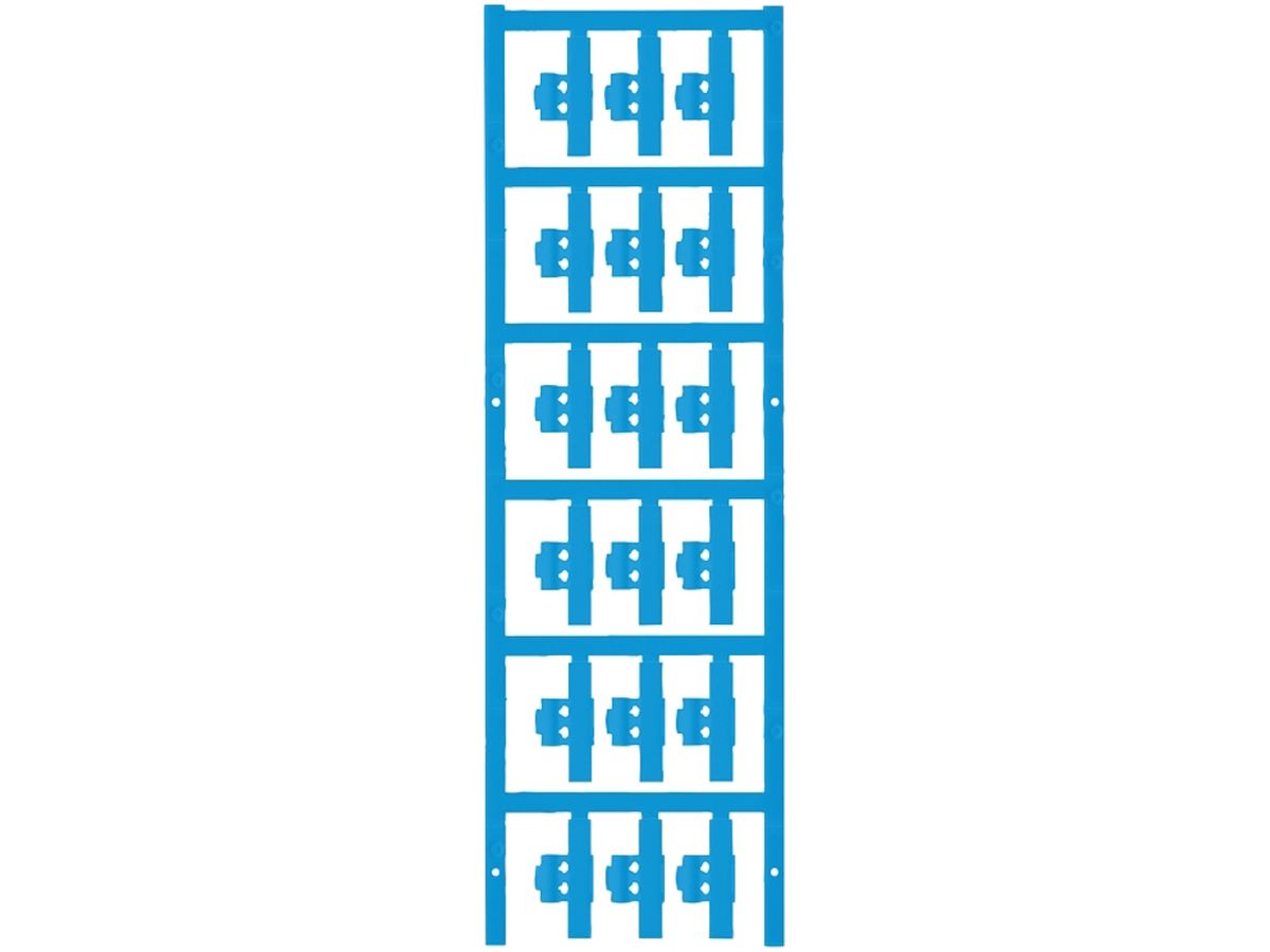 Leitermarkierer Weidmüller MultiCard SFC für Ø1.5…2.5mm 30×5.8mm PA66 blau