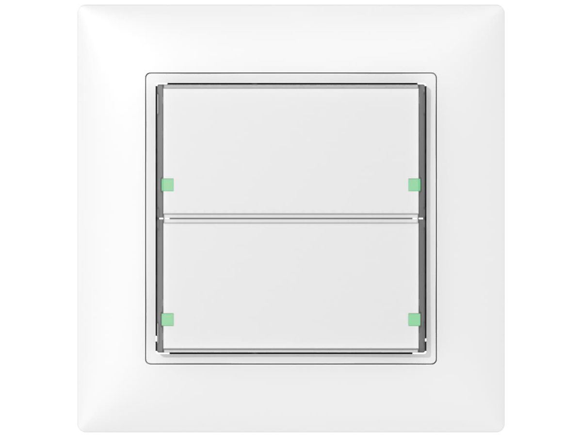UP-Taster SIDUS 2/4 mit LED weiss