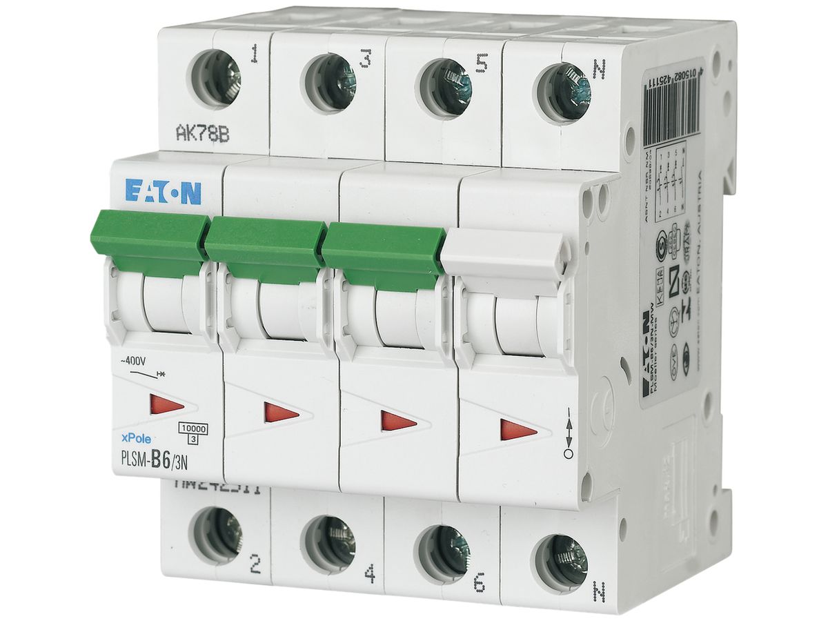 Leitungsschutzschalter PLSM-B6 3LN