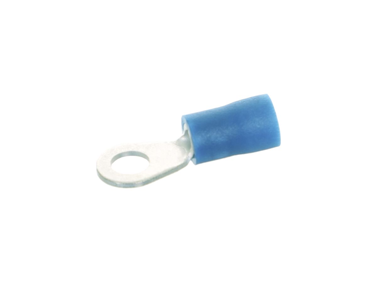 Quetschkabelschuh Ringform Ferratec M4 isoliert PVC 1.5…2.5mm² blau 100Stk