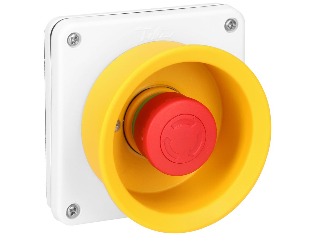 UP-Not-Aus-Schalter AWAG NEVO Dreh-Entriegelung 1NC 1NO Ø32mm IP55