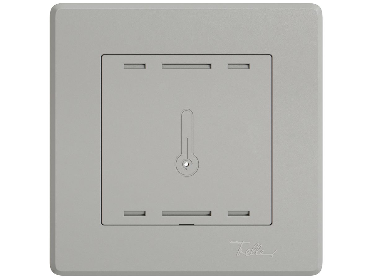 UP-Abdeckset EDIZIO.liv Wiser SNAPFIX® für Raumtemperatursensor 96×96mm hgu