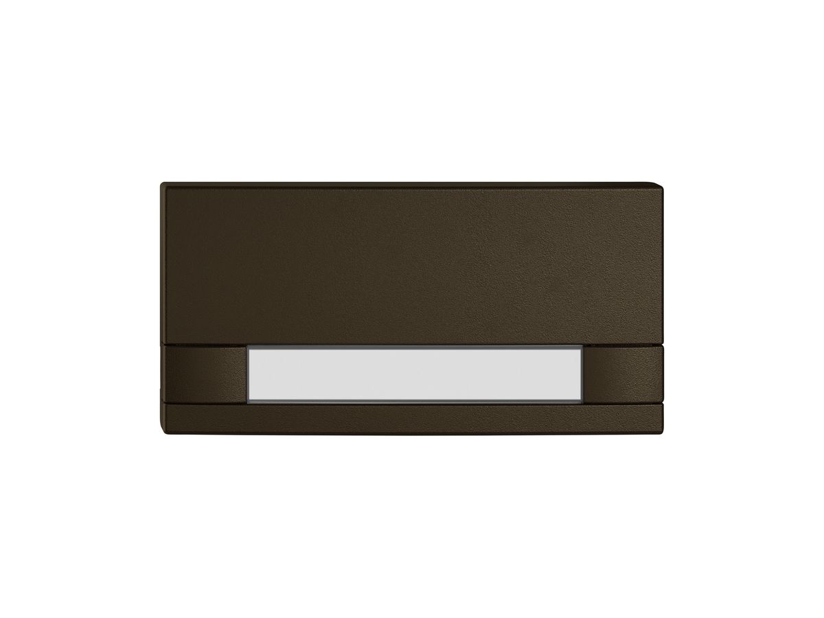 Taste 1/2 EDIZIO.liv SNAPFIX® f.KNX-&UNI o.LED m.Papier 2-Tastenbed.br