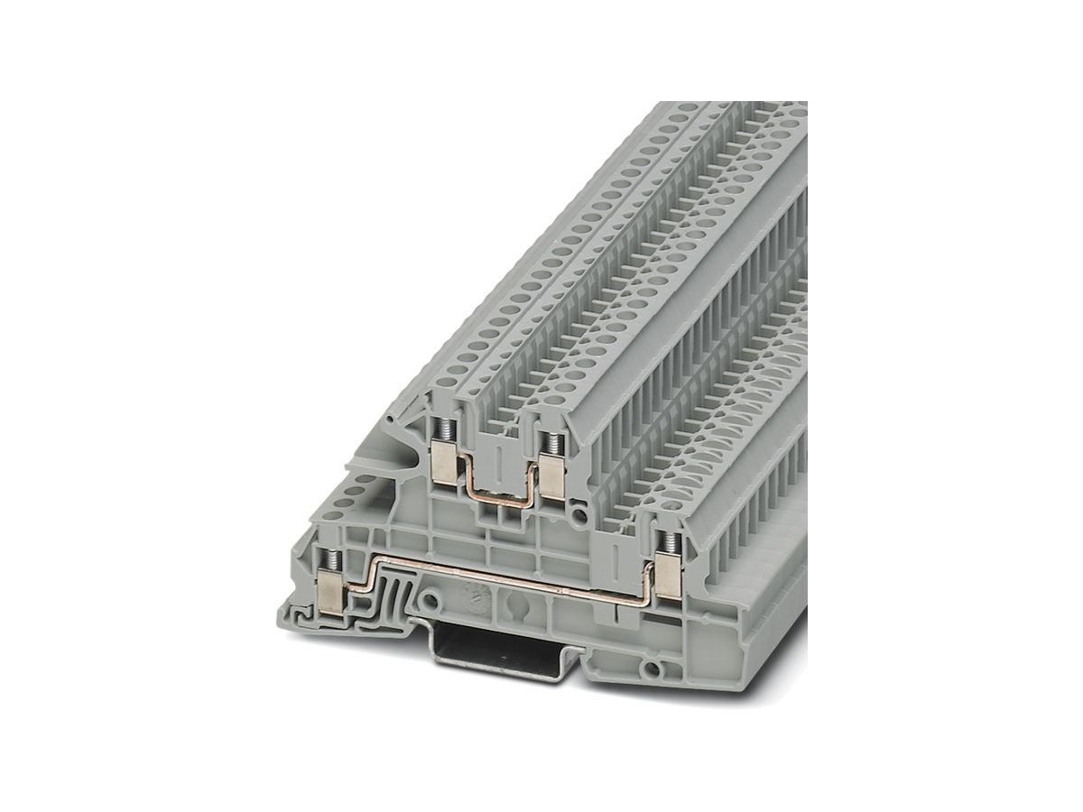 Installationsklemme 0.2…4mm² L/L Schraubanschluss grau