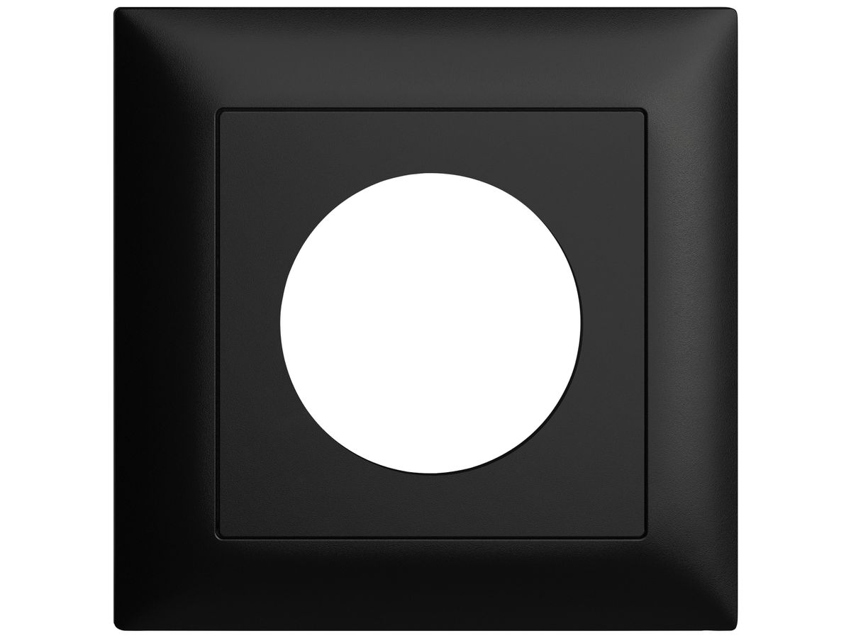UP-Abdeckset EDIZIOdue Thermostat 88×88×7mm schwarz IP20